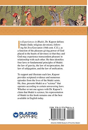 Experiences in Bhakti: The Science Celestial,Used