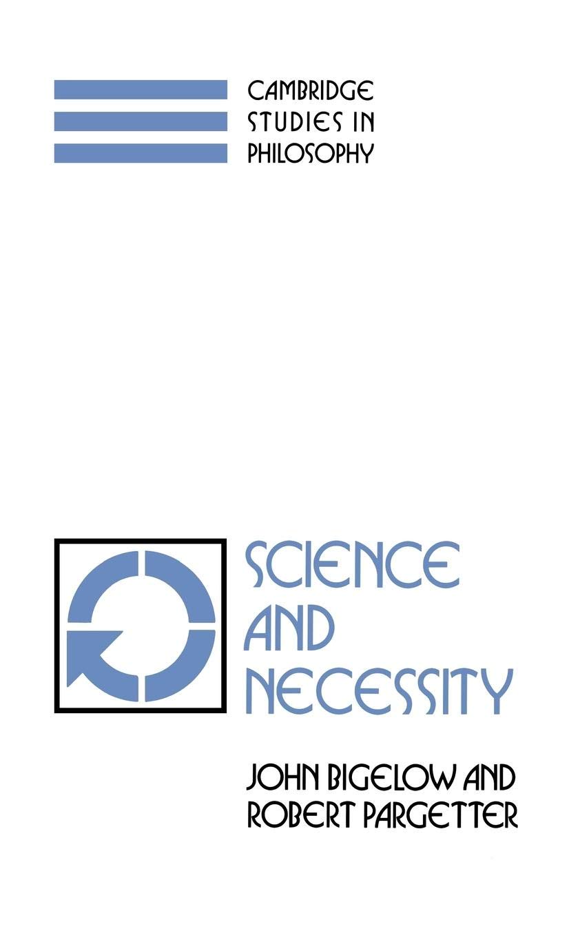 Science and Necessity (Cambridge Studies in Philosophy),New