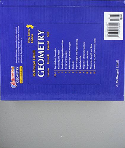 Holt Mcdougal Larson Geometry: Student Edition 2008,Used