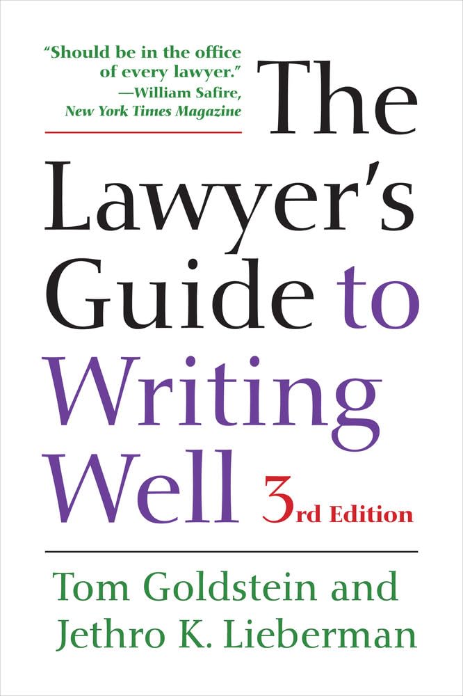 Lawyer's Guide to Writing Well,Used