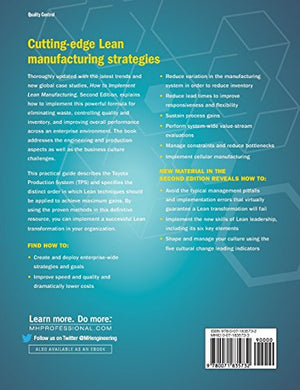 How To Implement Lean Manufacturing, Second Edition,New