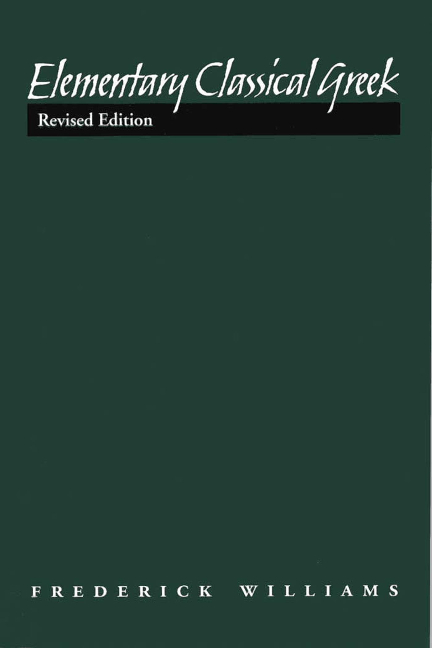 Elementary Classical Greek, Revised Edition,Used