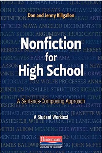Nonfiction for High School: A SentenceComposing Approach,Used