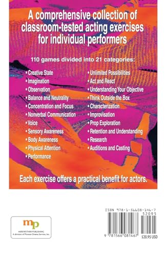 Acting Games for Individual Performers: A Comprehensive Workbook of 110 Acting Exercises,Used