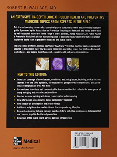Maxeyrosenaulast Public Health And Preventive Medicine: Fifteenth Edition (Maxcyrosenaulast),New