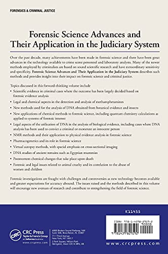 Forensic Science Advances and Their Application in the Judiciary System,Used