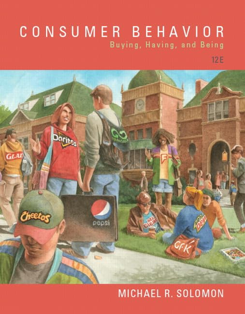 Consumer Behavior: Buying, Having, and Being,Used