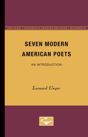 Seven Modern American Poets: An Introduction (Minnesota Archive Editions),Used
