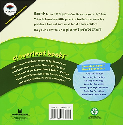 Look Out For Litter (Cloverleaf Books   Planet Protectors),New