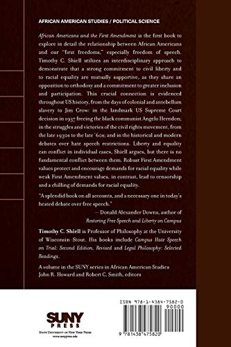 African Americans and the First Amendment: The Case for Liberty and Equality (SUNY series in African American Studies),Used