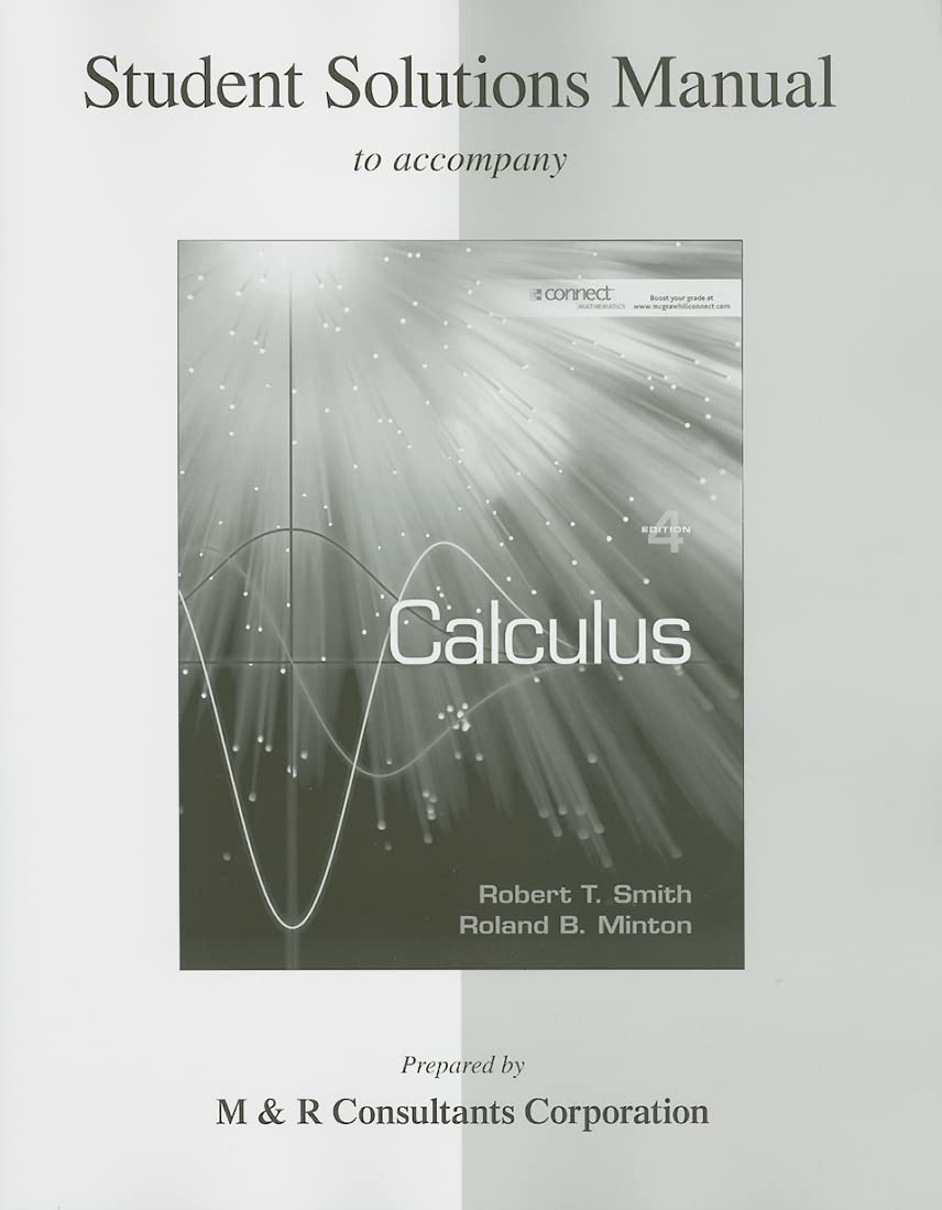 Student Solutions Manual For Calculus,Used