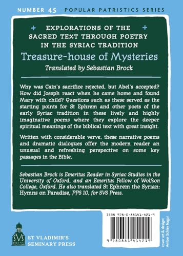 Treasurehouse Of Mysteries: Exploration Of The Sacred Text Through Poetry In The Syriac Tradition: Exploration Of The Sacred Te,New
