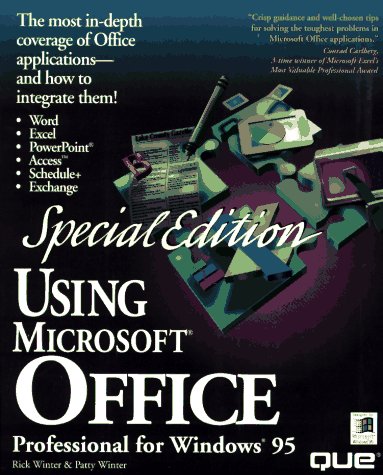 Using Microsoft Office Professional for Windows 95,Used