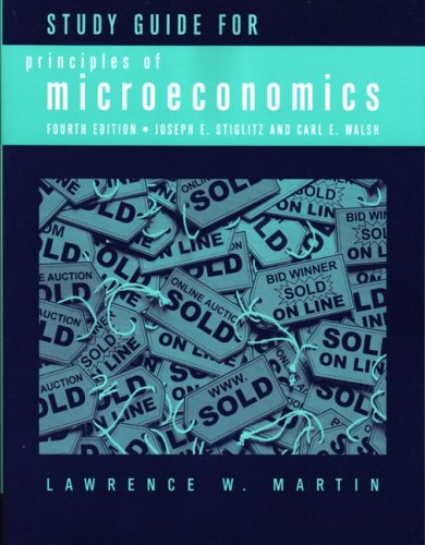 Study Guide: for Principles of Microeconomics, Fourth Edition,Used
