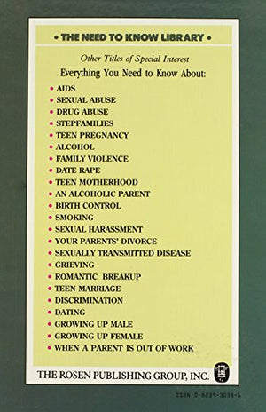 Everything You Need to Know about Teen Suicide (Need to Know Library),Used