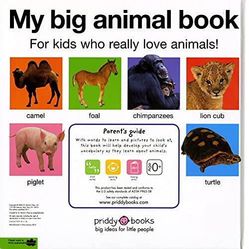 My Big Animal Book (My Big Board Books),New