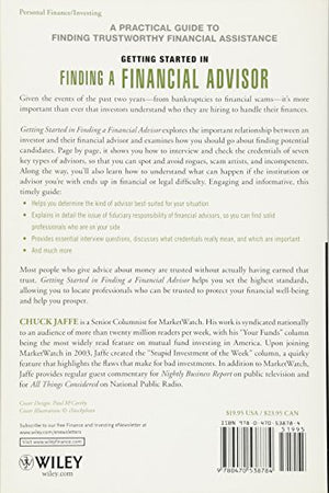 Getting Started in Finding a Financial Advisor,Used