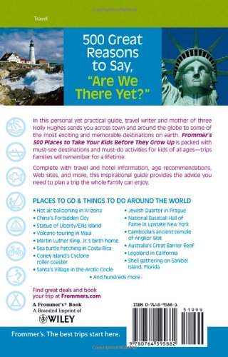 Frommer s 500 Places to Take Your Kids Before They Grow Up