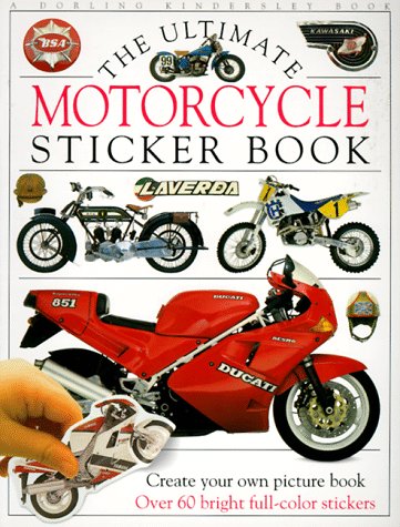 Ultimate Sticker Book: Motorcycle,Used
