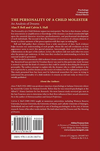 The Personality of a Child Molester: An Analysis of Dreams,Used