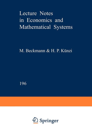 Information Structures In Economics: Studies In The Theory Of Markets With Imperfect Information (Lecture Notes In Economics And,Used