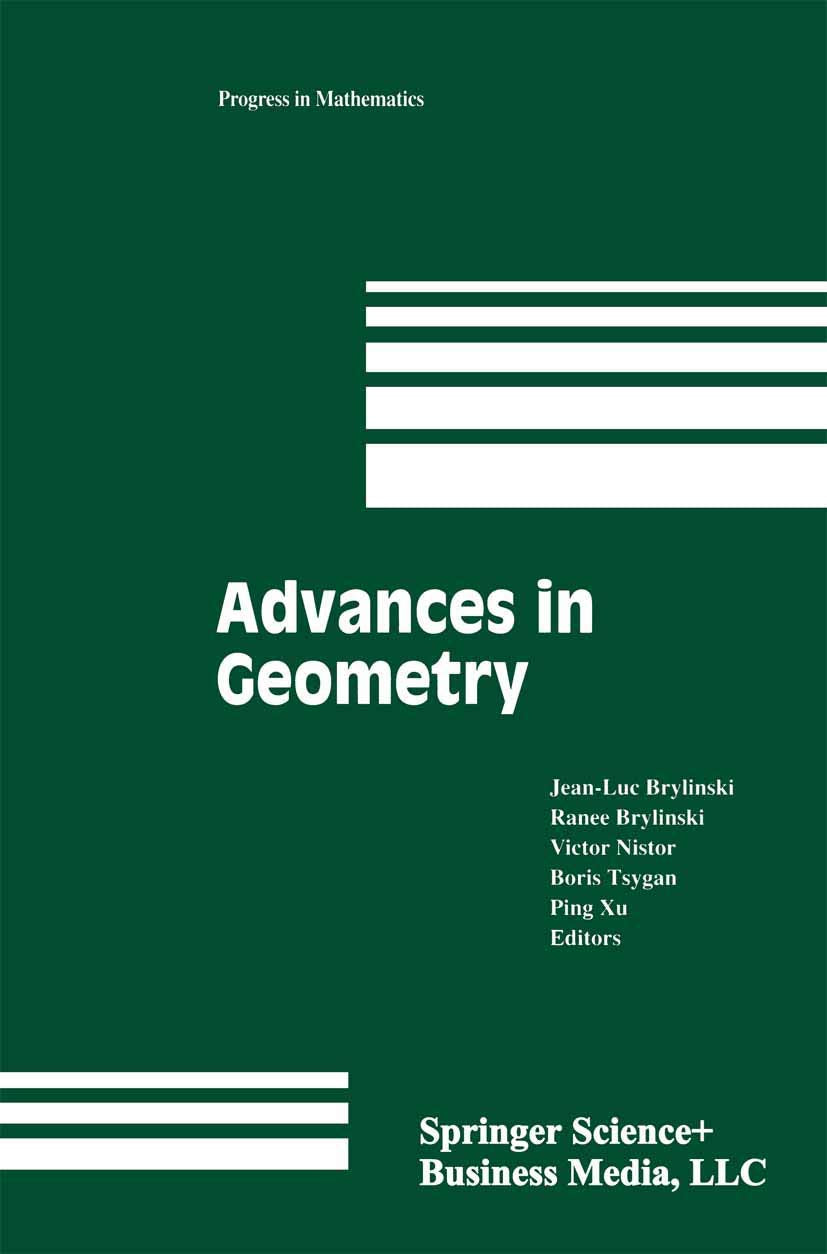 Advances In Geometry,Used