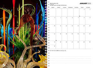 Chihuly 2021 Weekly Planner,Used