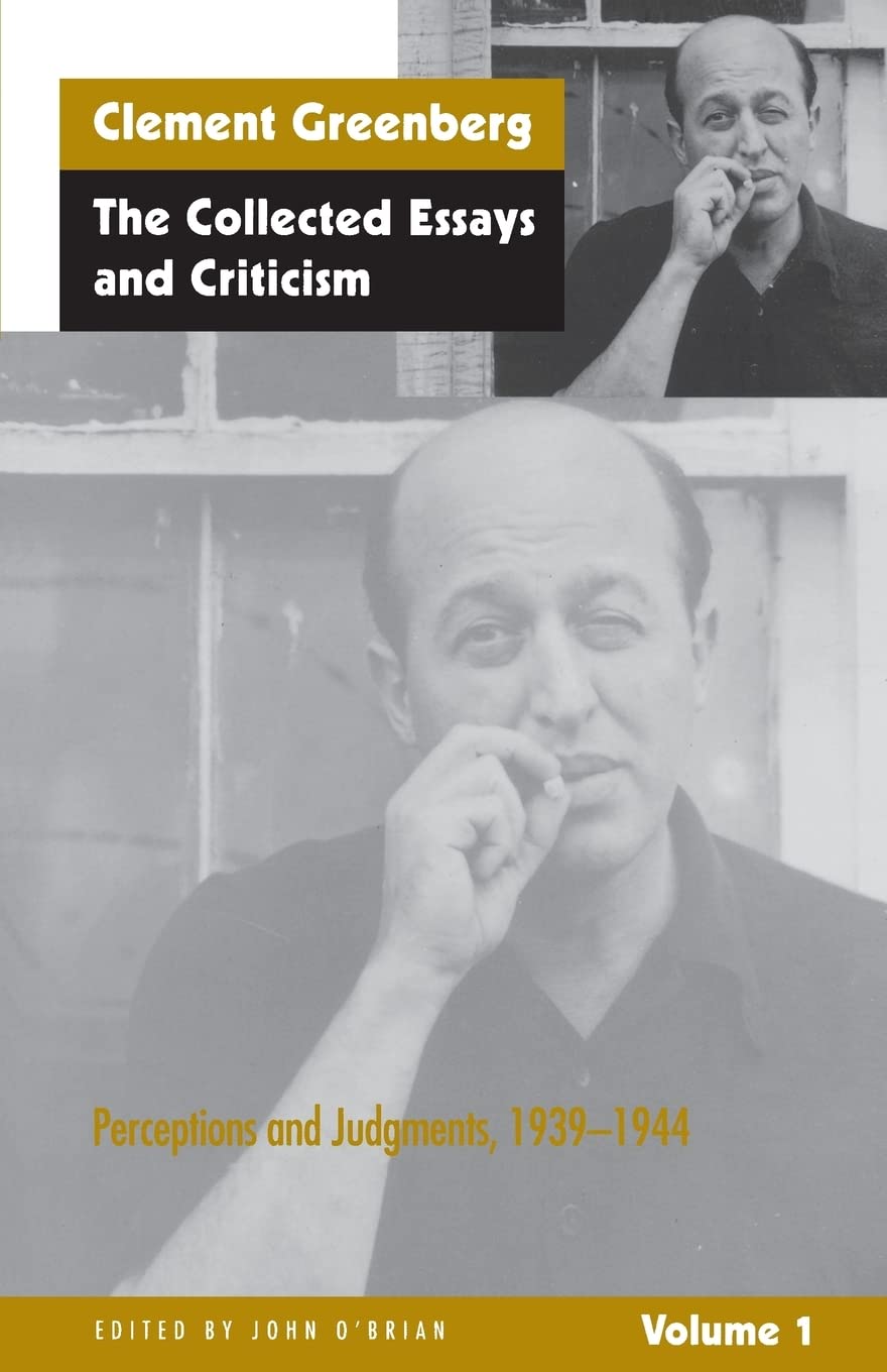 The Collected Essays and Criticism, Volume 1: Perceptions and Judgments, 19391944,New