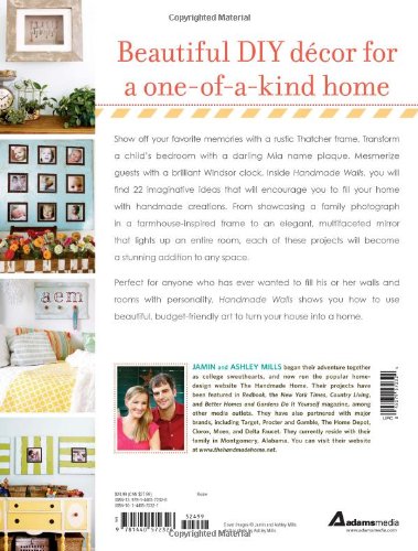 Handmade Walls: 22 Inspiring Ideas to Bring Your Walls to Life,Used