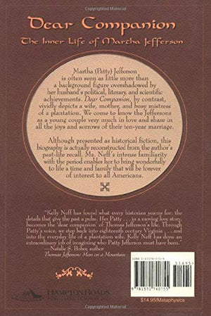 Dear Companion: The Inner Life of Martha Jefferson (River Lethe Book),Used