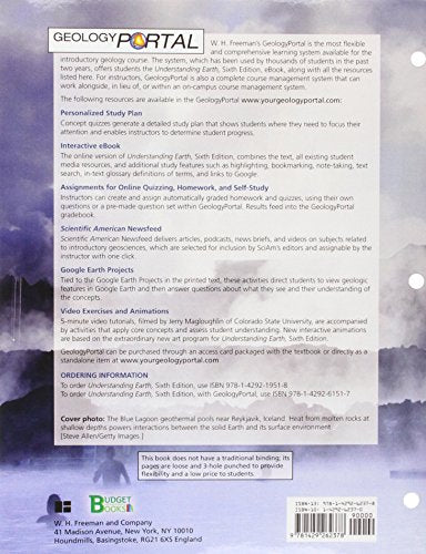 Understanding Earth (Looseleaf),Used