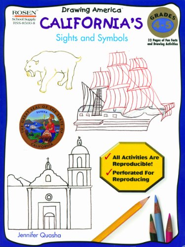 How to Draw California's Sights and Symbols (Kid's Guide to Drawing America),Used