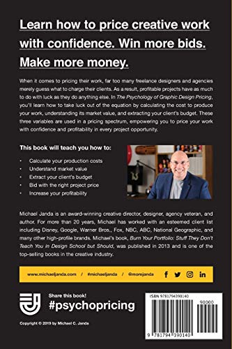 The Psychology of Graphic Design Pricing: Price creative work with confidence. Win more bids. Make more money.,Used
