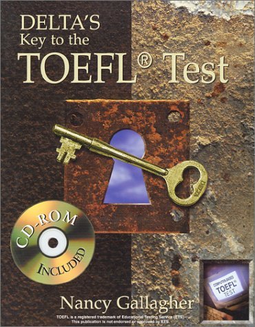 Delta's Key to the TOEFL Test (Book and CDRom Edition),Used