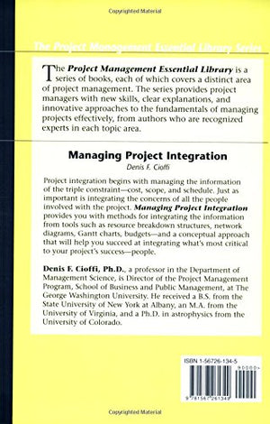 Managing Project Integration (Project Management Essential Library),Used