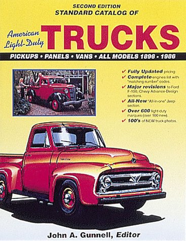 Standard Catalog Of American Light Duty Trucks, 18961986 (Standard Catalog Of American Lightduty Trucks, 18962000),Used