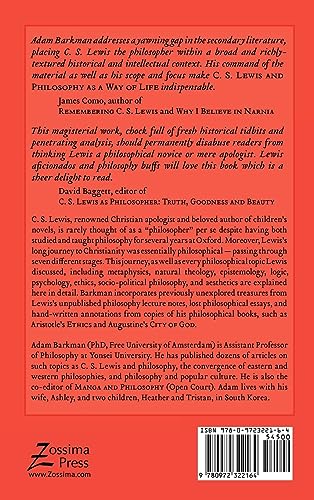 C. S. Lewis & Philosophy as a Way of Life,Used