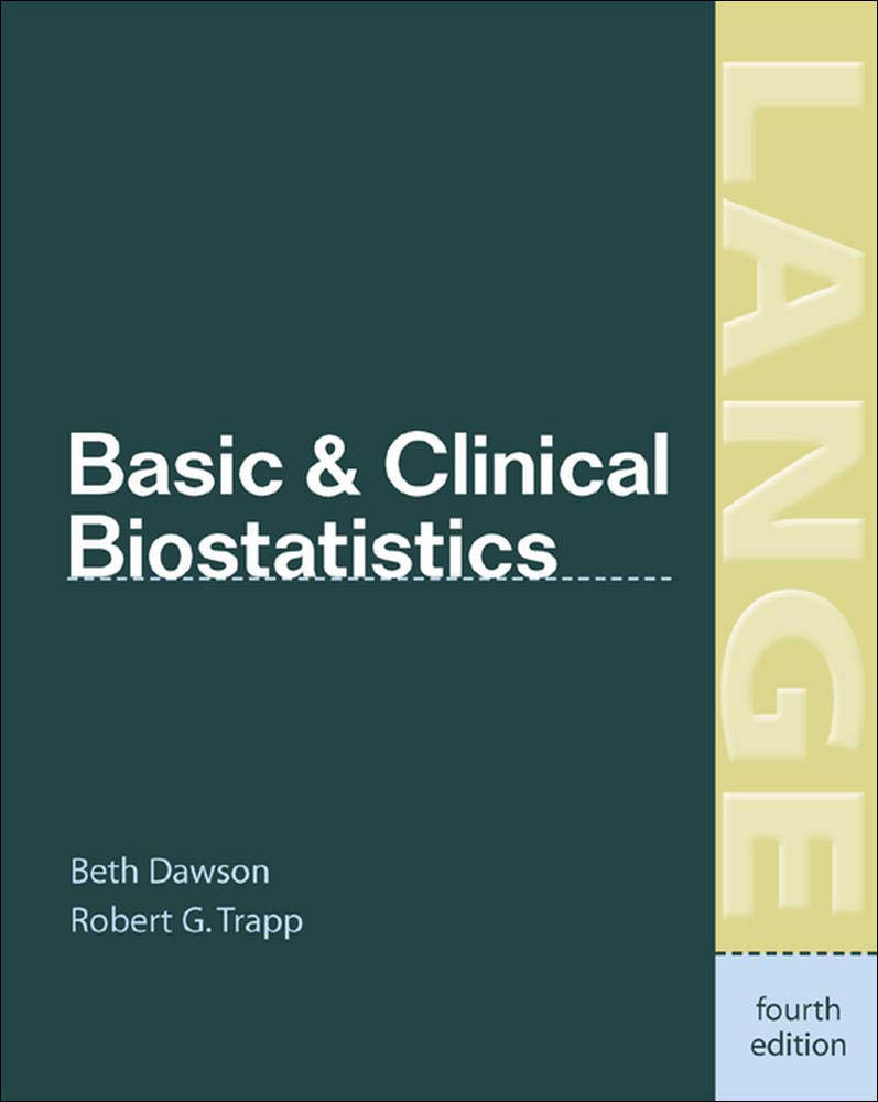 Basic & Clinical Biostatistics (Lange Basic Science),Used