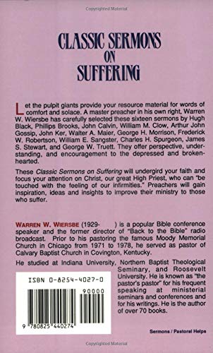 Classic Sermons on Suffering (Kregel Classic Sermons Series),Used