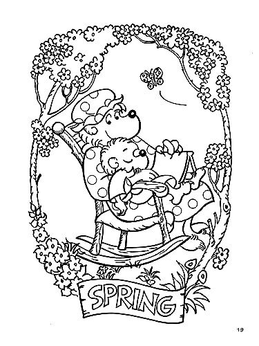 The Berenstain Bears' Giant Coloring and Activity Book (Dover Kids Activity Books),Used