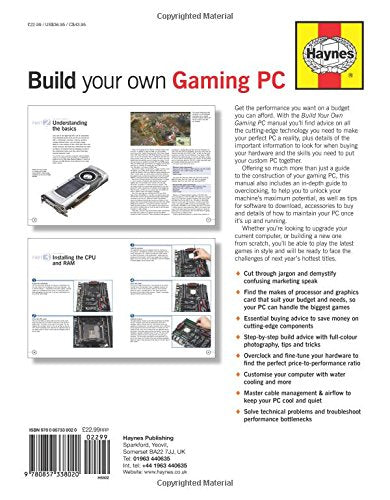 Build Your Own Gaming Pc: The Stepbystep Manual To Building The Ultimate Computer