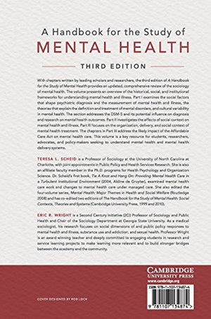A Handbook for the Study of Mental Health: Social Contexts, Theories, and Systems,Used