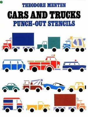Cars And Trucks Punchout Stencils,New