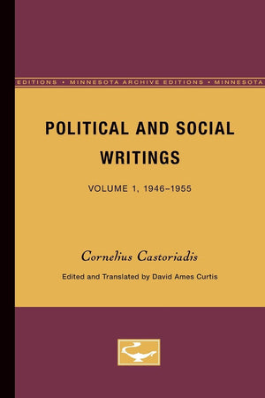 Political And Social Writings: Volume 1, 19461955