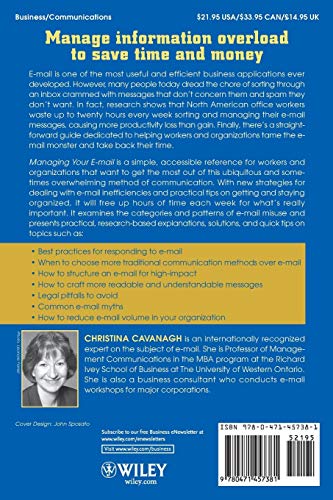 Managing Your EMail: Thinking Outside the Inbox,Used