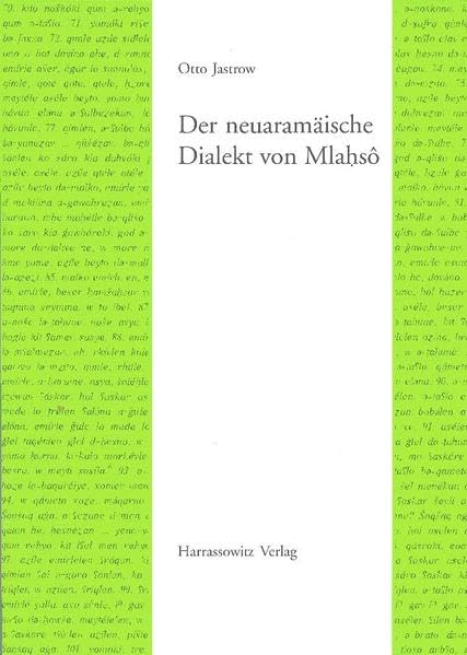Der Neuaramaische Dialekt Von Mlahso (Semitica Viva,) (German Edition),Used