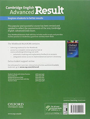CAE Result Workbook witht Key + CDROM 2015 Edition,Used