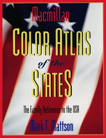 Macmillan Color Atlas Of The States,Used