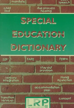 Special Education Dictionary,Used