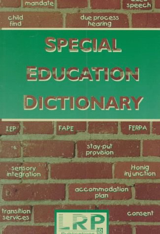Special Education Dictionary,Used